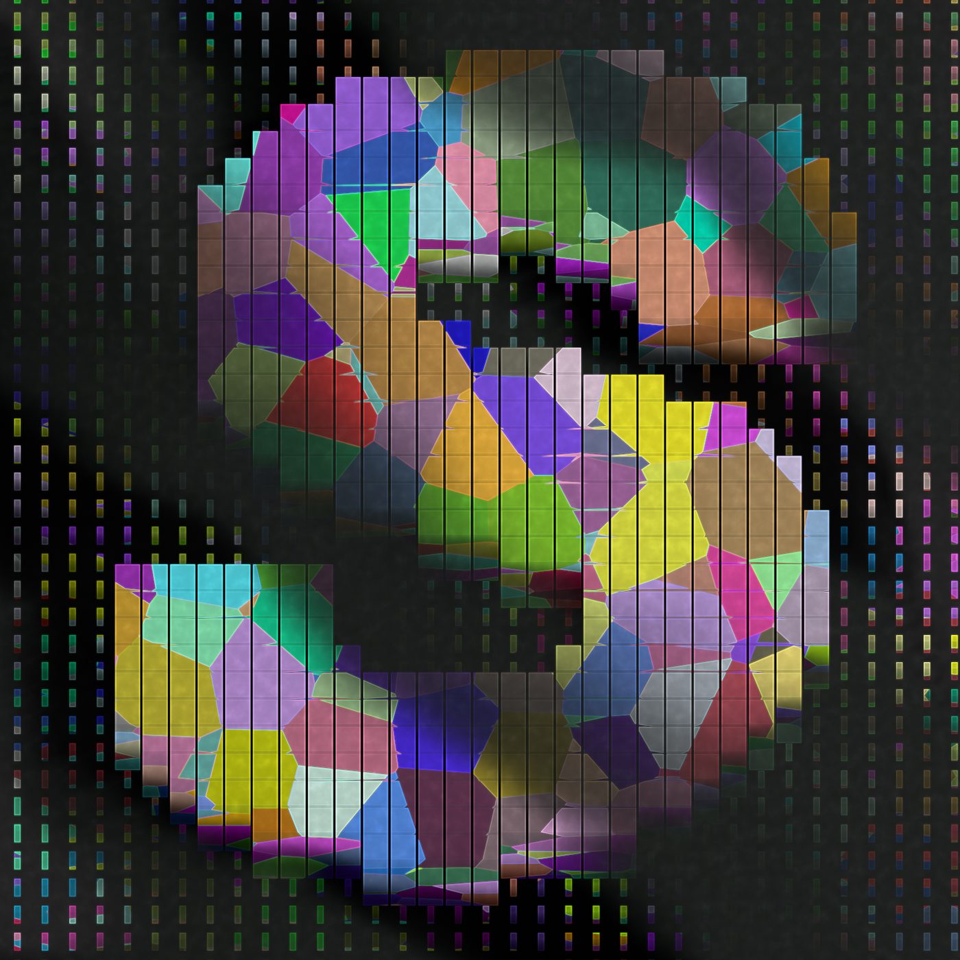 Colourful mosaic S render